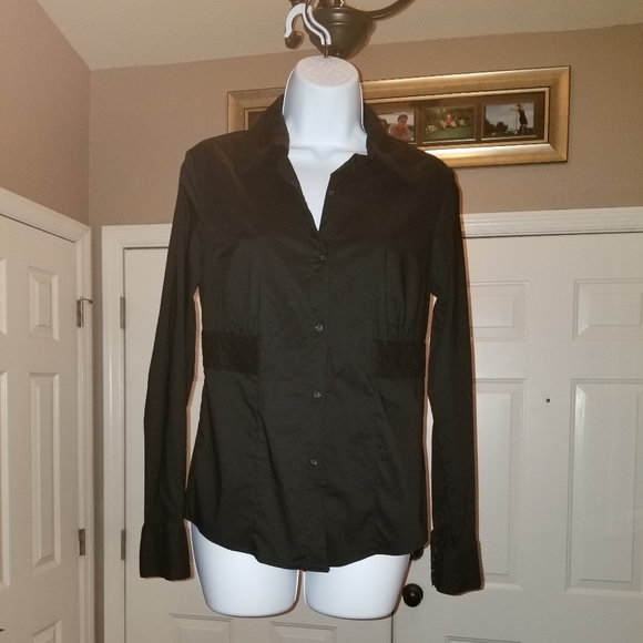 White House black market button-down blouse - Picture 9 of 13